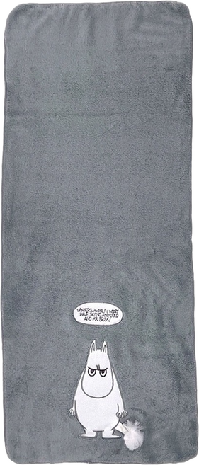 MARUSHIN 丸真 Moomin 刺繡立體毛巾, 生氣嚕嚕米, 1條