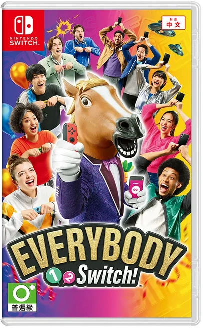 Nintendo 任天堂 SWITCH Everybody 1-2-Switch! 亞中版 0歲以上, HAC-P-ARGTA(CHT)