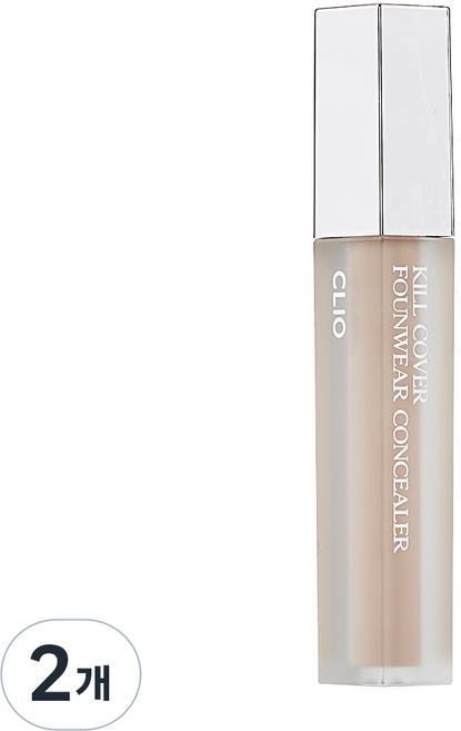 클리오 킬커버 파운웨어 컨실러 6g, 2개, 2호 란제리