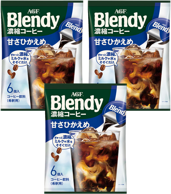 블랜디 포션커피 라이트 슈거, 18g, 6개입, 3개