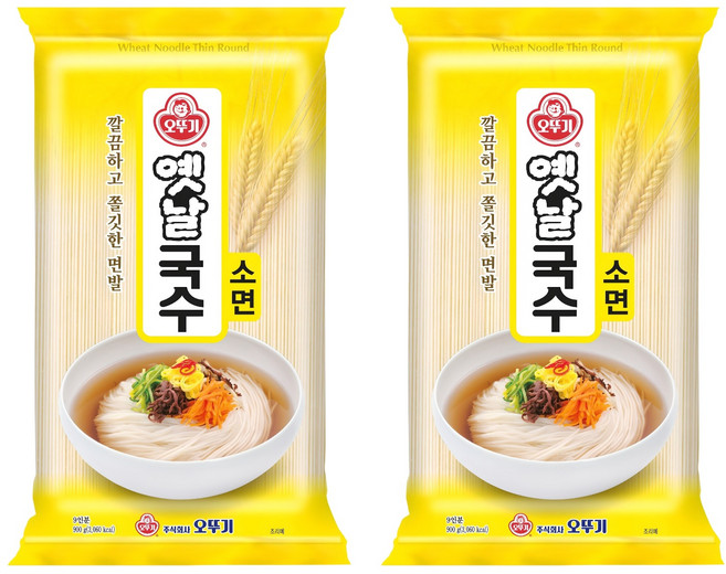 오뚜기옛날 국수 소면, 900g, 2개