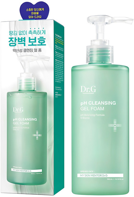 닥터지 약산성 클렌징 젤 폼, 300ml, 1개