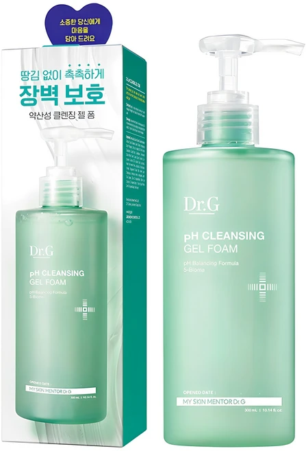 닥터지 약산성 클렌징 젤 폼, 300ml, 1개 - 쿠팡