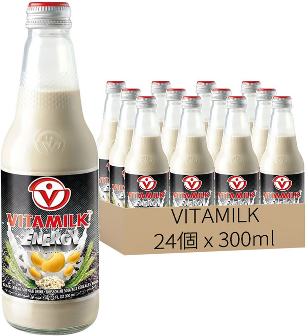VITAMILK 豆奶 黑芝麻口味, 24個, 300ml