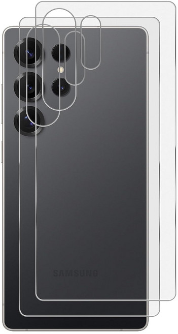 EXCCI 手機 背面保護貼 Galaxy S25 TPU 自動修復 防指紋 霧面 2片 透明