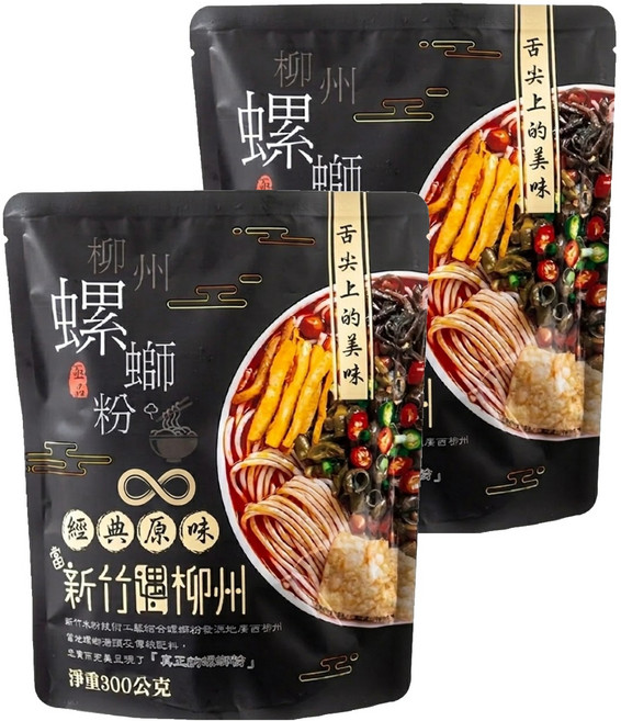 亟品 螺螄粉 經典原味, 300g, 2包