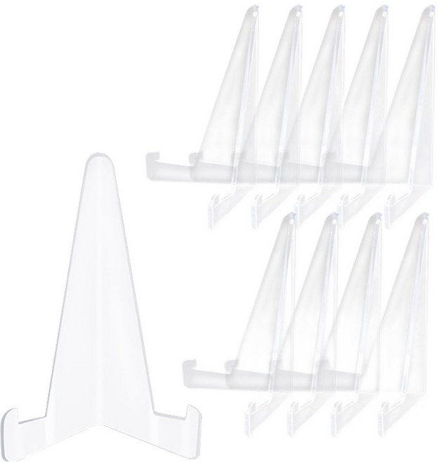 마켓플랜 아크릴 다용도 수납 거치대, 투명, 10개