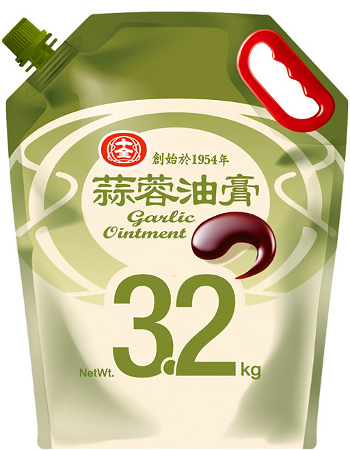 十全 蒜蓉油膏, 3.2kg, 1包