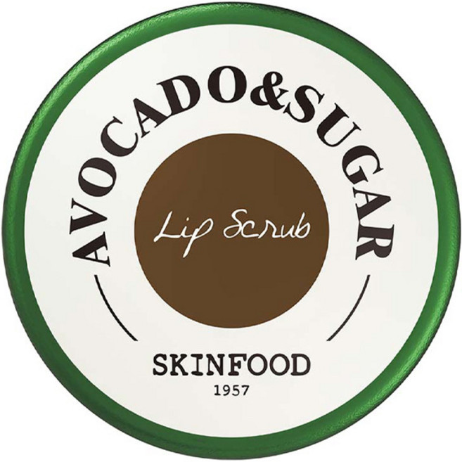 스킨푸드 아보카도 & 슈가 립 스크럽, 14g, 1개