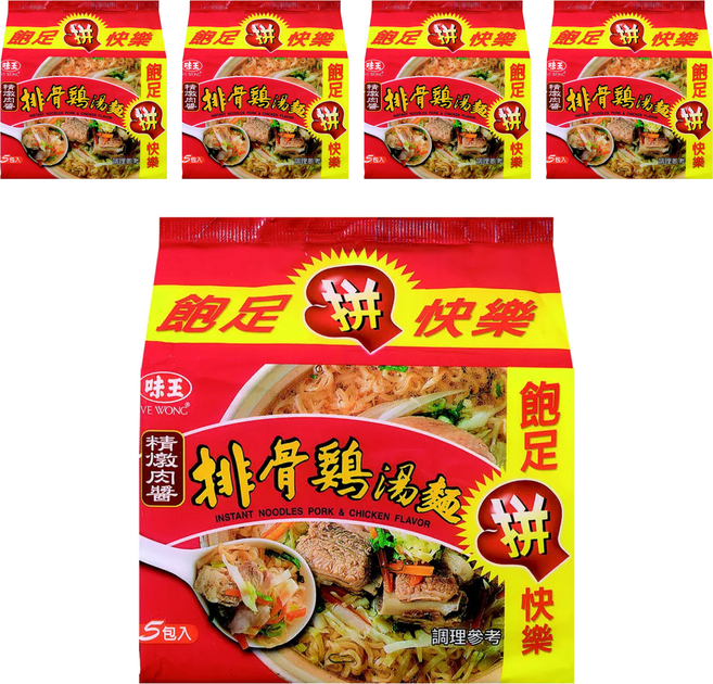 味王 排骨雞湯麵 93g, 25包