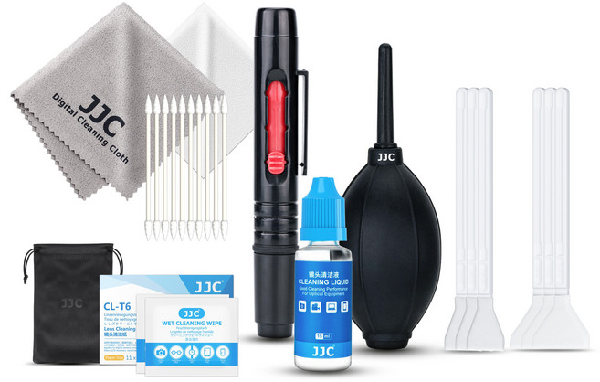 JJC 카메라 렌즈 올인원 청소 도구 용품 크리닝 11종 키트, 1세트, CL-11