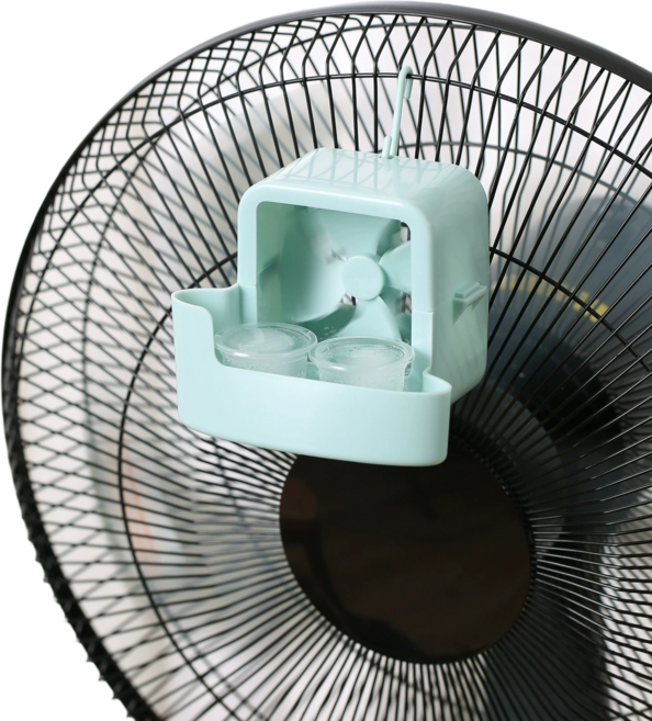 몽리코 팬 쿨러 홈 걸이형 선풍기 냉각, 1개, 민트