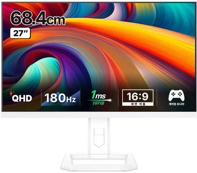 HANSUNG SUPERSTORE QHD Fast IPS QD mini LED Real 180 電競螢幕, TFG27Q18PM(無亮點), 68cm