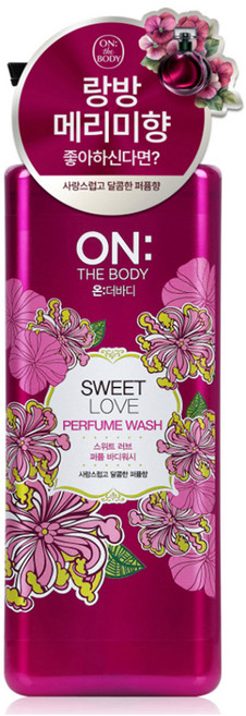 온더바디 퍼퓸 바디워시 스위트 러브, 900g, 1개