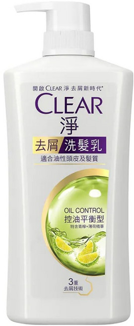 CLEAR 淨 控油平衡型 去屑洗髮乳, 750g, 1瓶