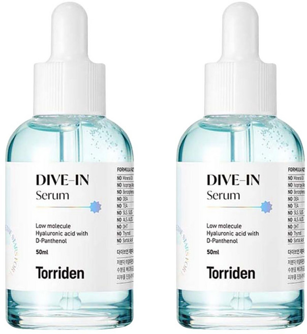 Torriden 官方直營 5D微分子玻尿酸保濕精華, 50ml, 2件