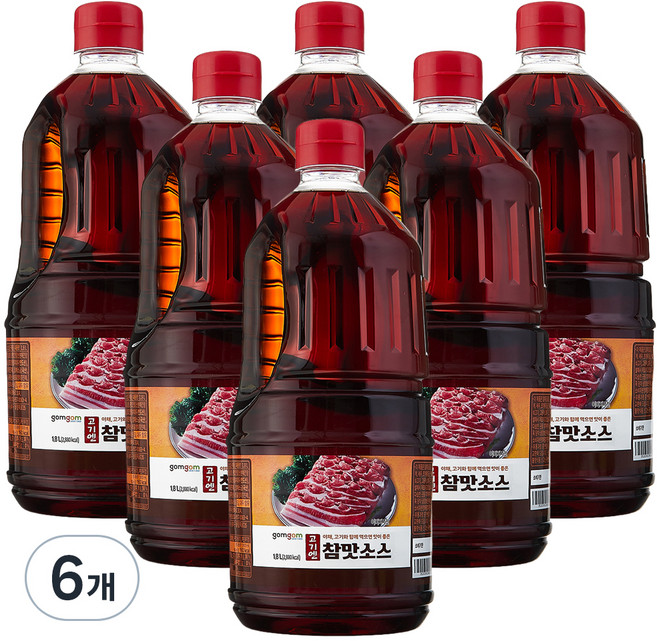 곰곰 참맛소스, 1.8L, 6개