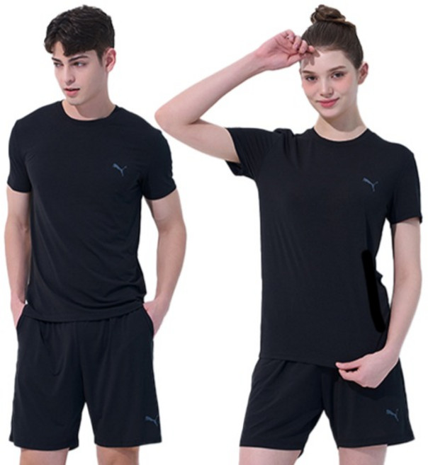 푸마바디웨어 남녀공용 퀵드라이 멀티 이지웨어 상하의 세트