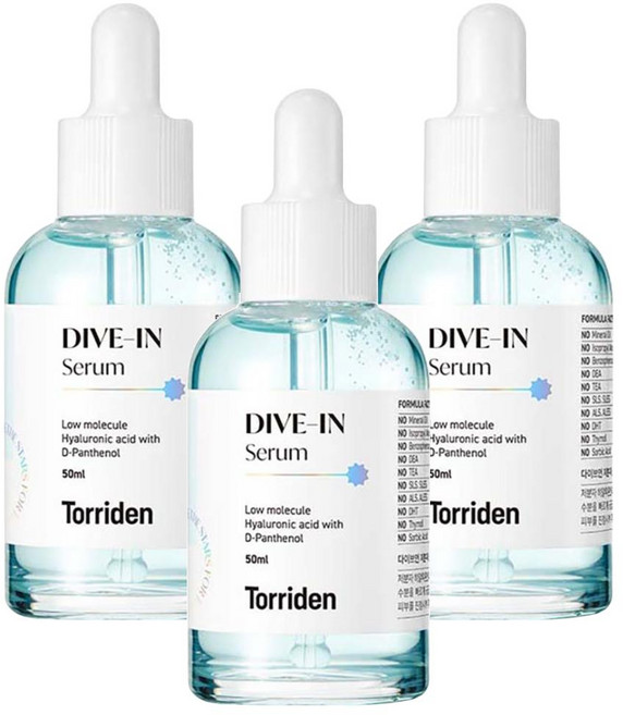 Torriden 官方直營 5D微分子玻尿酸保濕精華, 50ml, 3件