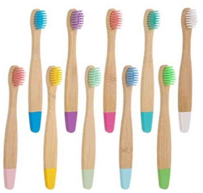 팡팡카트 대나무 미세모 칫솔 랜덤발송, 10개, 1개입