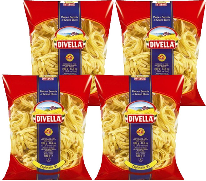 디벨라 딸리아뗄레 파스타, 500g, 4개