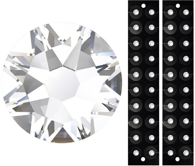 와사비네코 쥬얼리 귀지압패치 M 3.0mm 20p, 크리스탈, 2개