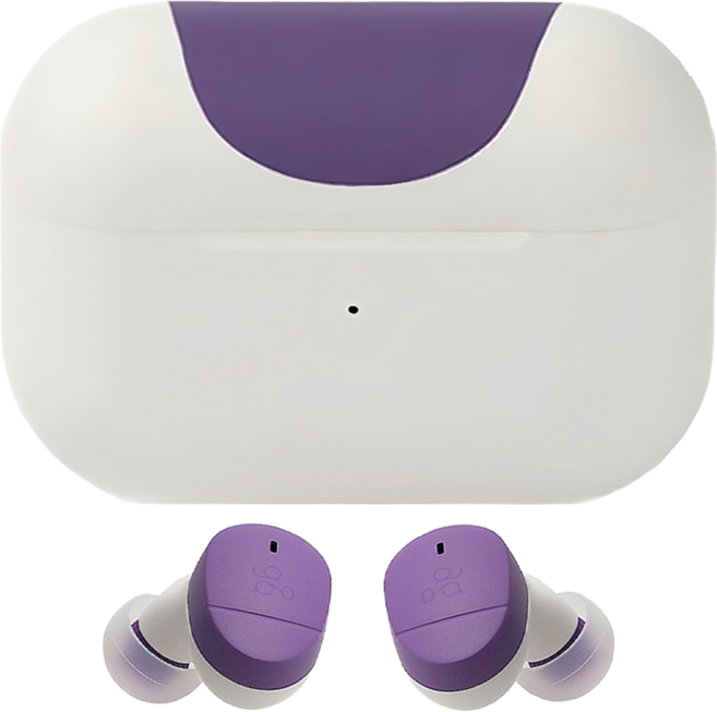 日本 ag 七龍珠Z x COTSUBU真無線藍芽耳機 原廠保固, 白色 + 紫色, 1個