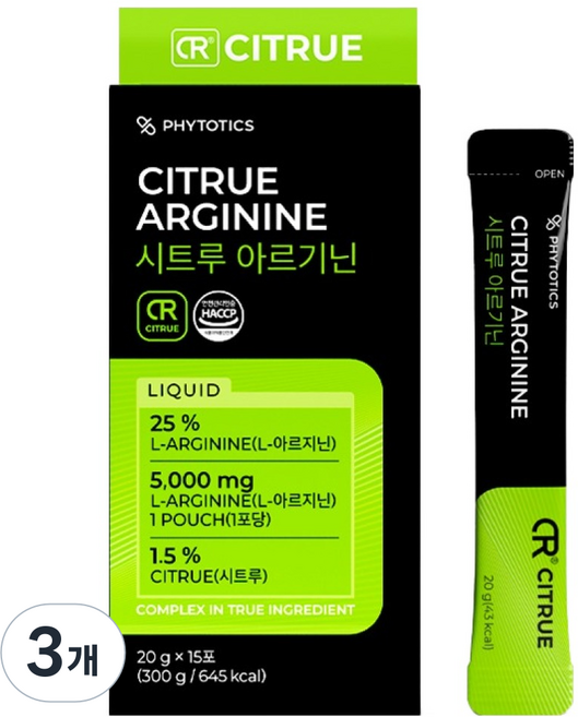 피토틱스 시트루 아르기닌 15p, 300g, 3개