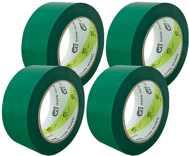 Shin Hung 國產布膠帶/大力膠帶, 藍色, 4個