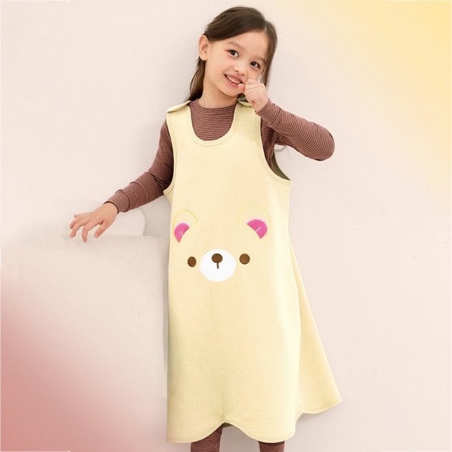 유니프랜드 아동용 패치베어 수면조끼