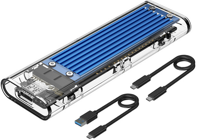 오리코 M.2 NVME C타입 외장 SSD 케이스, TCM2-C3(블루), 1개