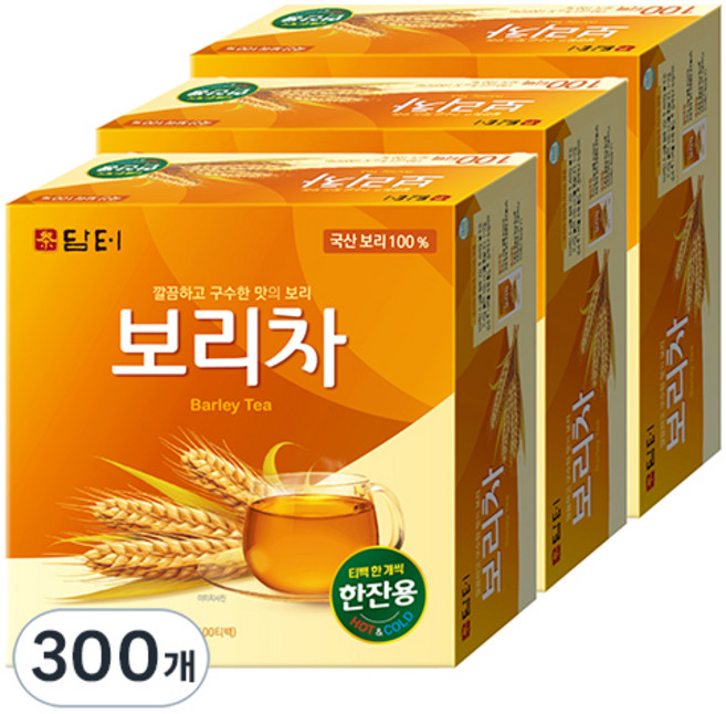 담터 보리차, 1.5g, 100개입, 3개