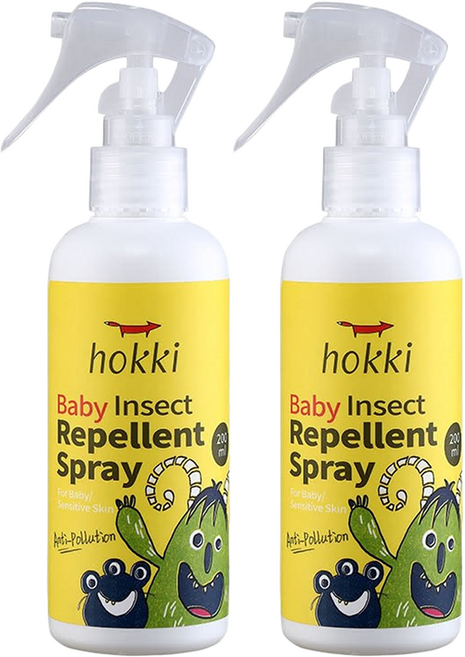 hokki 小怪獸 全護純萃防蚊噴霧 200ml, 2瓶