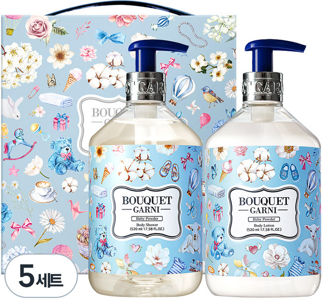 부케가르니 바디케어 2종 세트 베이비파우더, 5세트