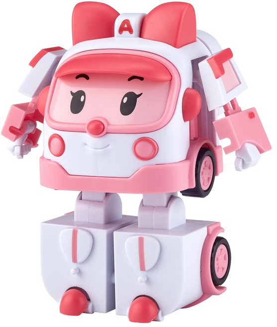 ROI TOYS BABE 安寶 4吋變形車 3歲以上, 粉紅色, 1盒