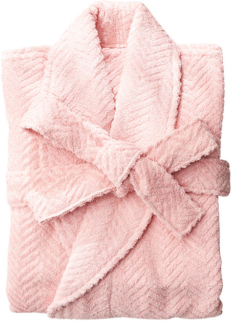소프트터치 40수 헤링본 호텔 목욕가운 FREE, 베이비핑크, 1개