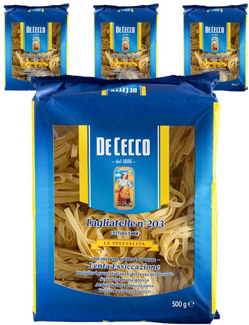 데체코 딸리아뗄레 파스타, 500g, 4개