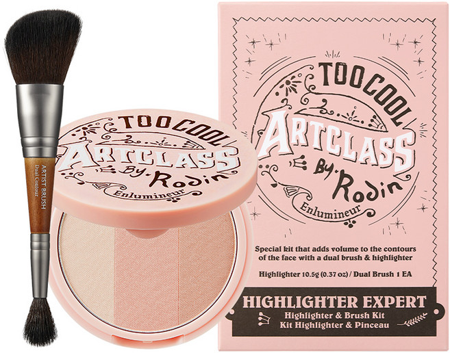 투쿨포스쿨 아트클래스 바이로댕 하이라이터 11g + 듀얼브러쉬, 2호, 1개