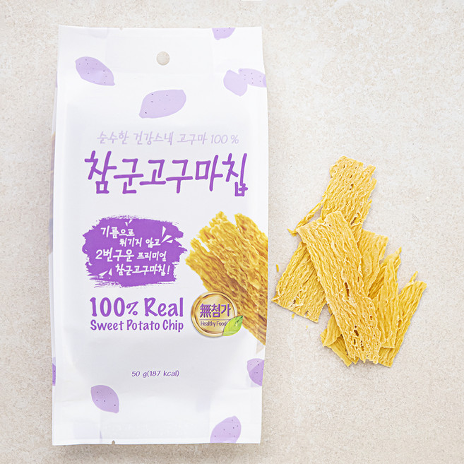참군고구마칩, 1개, 50g