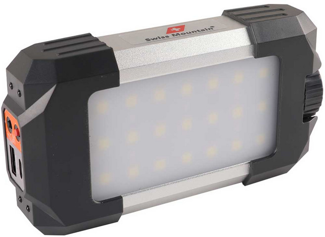 스위스마운틴 캠핑 충전랜턴 5400mAh, 그레이, 1개