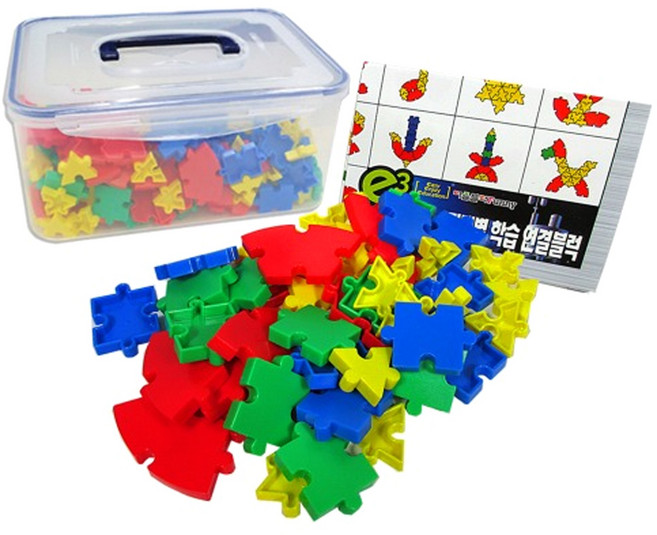 e3퍼즐블럭, 혼합색상, 300개