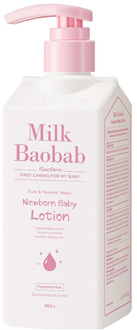 밀크바오밥 뉴본 베이비 유아로션, 300g, 1개