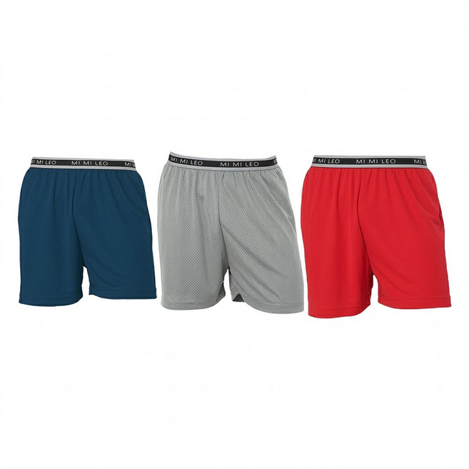 MI MI LEO 彈力織帶透氣舒適內褲 3件組