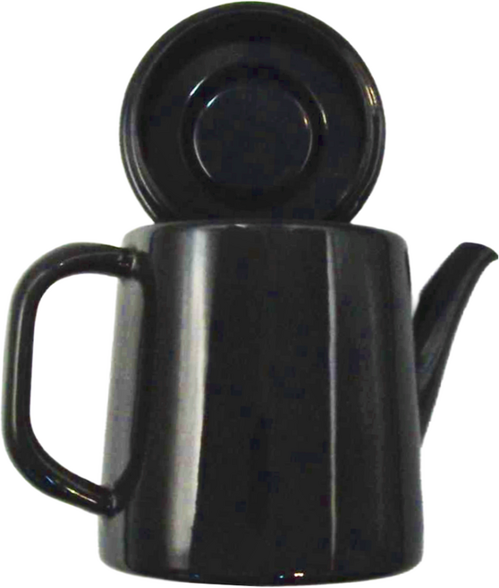 Noda Horo 野田琺瑯 煮水壺 1.5L 鍋體琺瑯 天然木, 黑色, 1個
