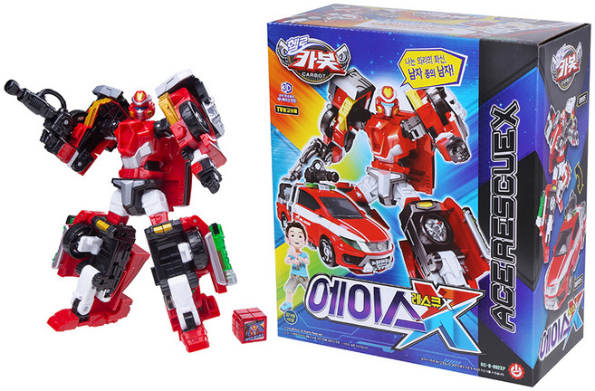 헬로카봇 에이스 레스큐X 로봇완구, 혼합색상, 1개