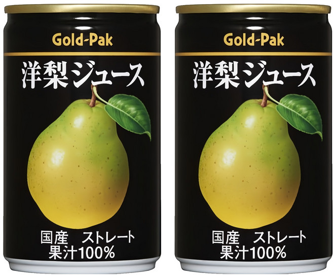Gold-Pak 西洋梨原汁, 2個, 160ml
