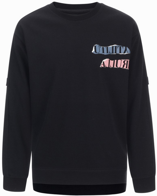 티아이포맨 남성용 N-STD 변형 래글런 슬리브 스웨트셔츠 M208MTS304M