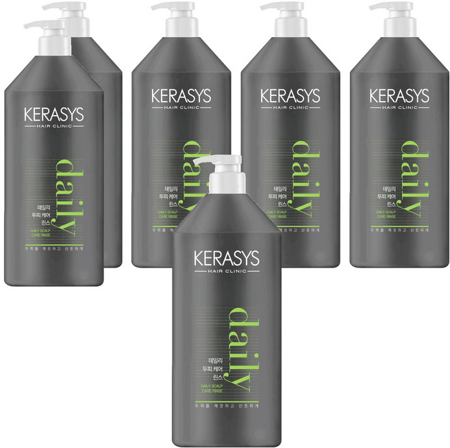 케라시스 데일리 두피케어 린스, 1.5L, 6개
