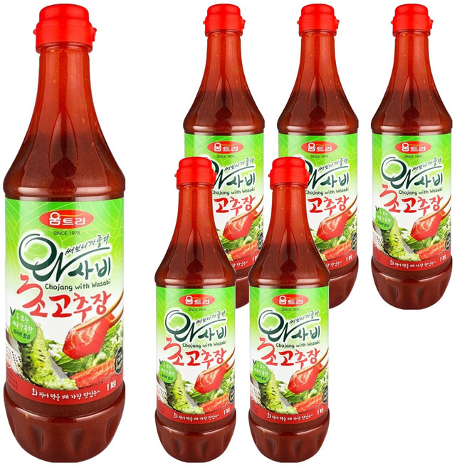 움트리 와사비초고추장, 6개, 1kg