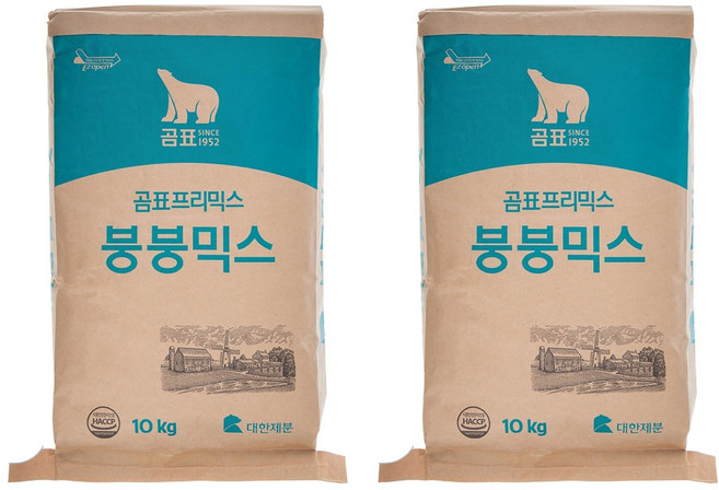 곰표 붕붕믹스, 10kg, 2개